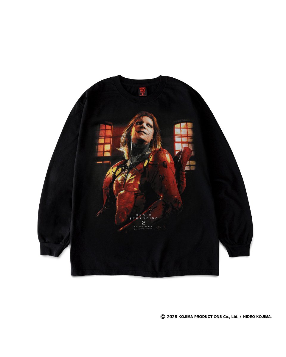 DEATH STRANDING 2 x GEEKS RULE Higgs ロングスリーブTシャツ