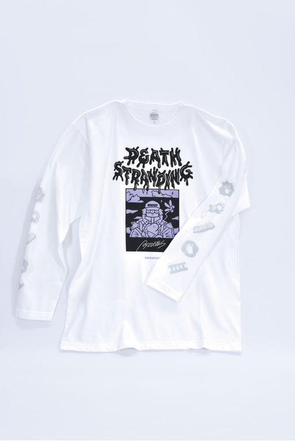 BRIDGE SHIP HOUSE×DEATH STRANDING ロングスリーブ/ホワイト