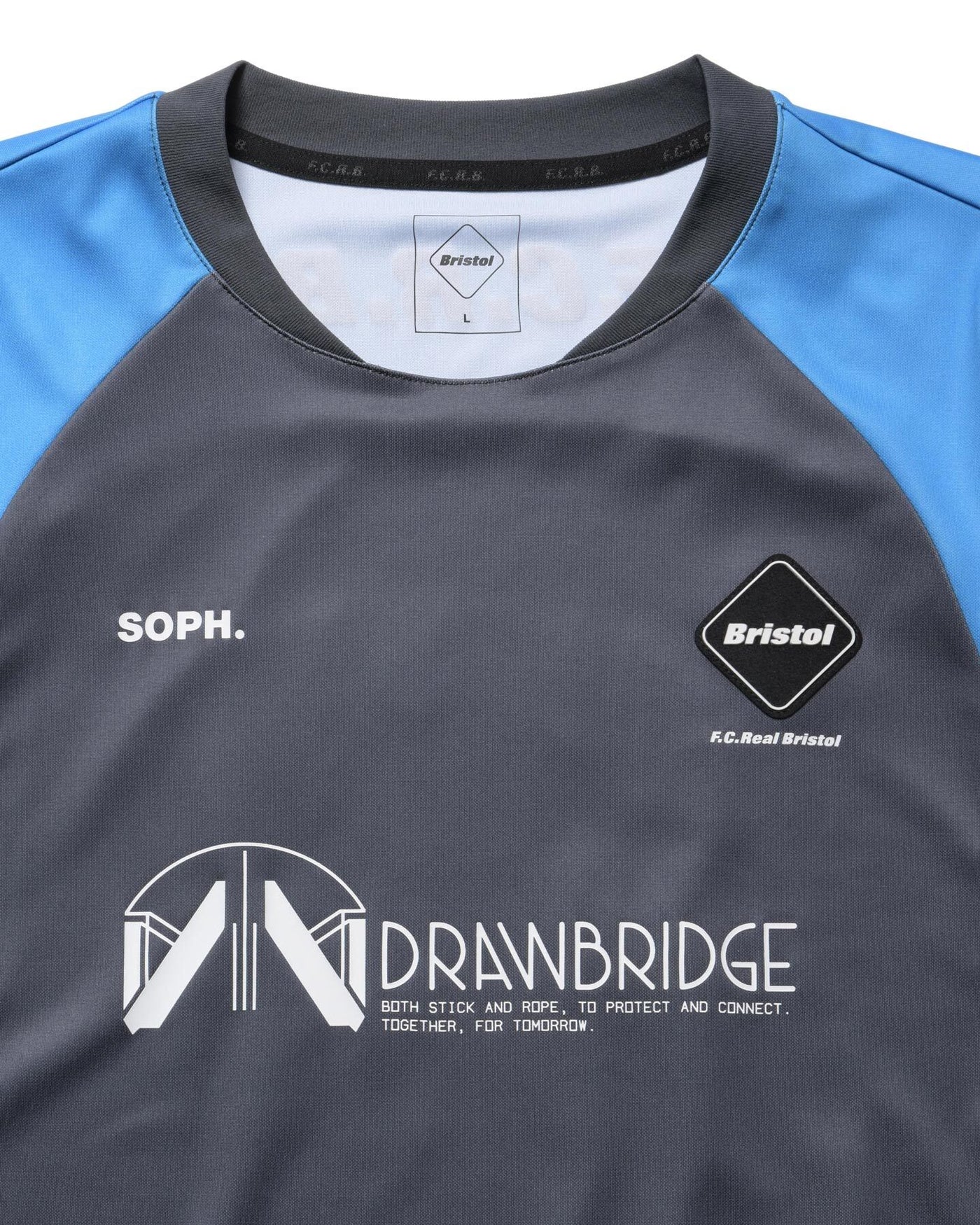 F.C.R.B.×DEATH STRANDING 2: S/S GAME SHIRT DRAWBRIDGE