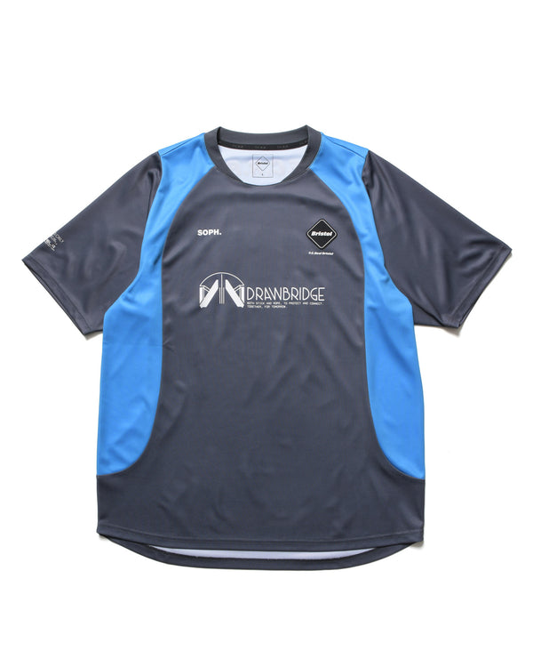 F.C.R.B.×DEATH STRANDING 2: S/S GAME SHIRT DRAWBRIDGE