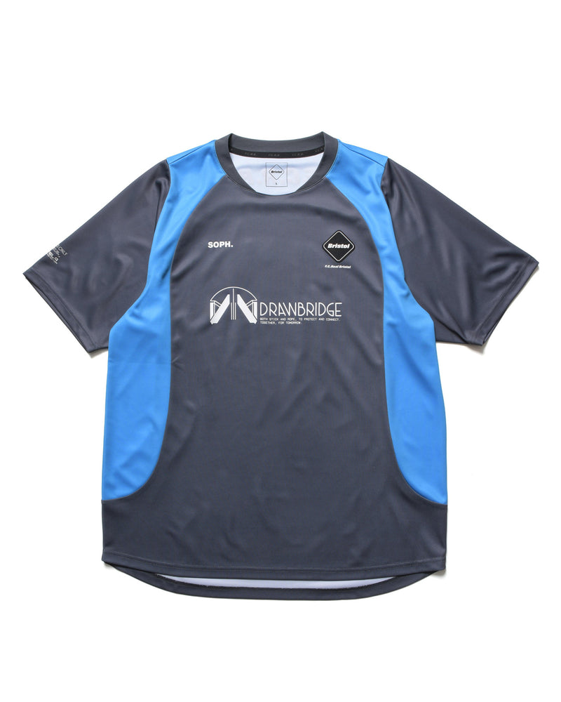F.C.R.B.×DEATH STRANDING 2: S/S GAME SHIRT DRAWBRIDGE